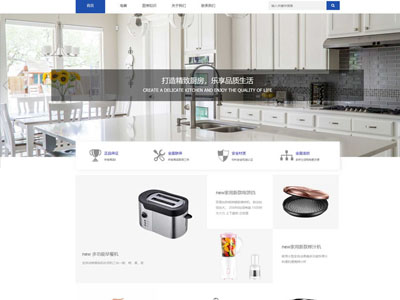 厨卫电器家电基础网站建设-案例